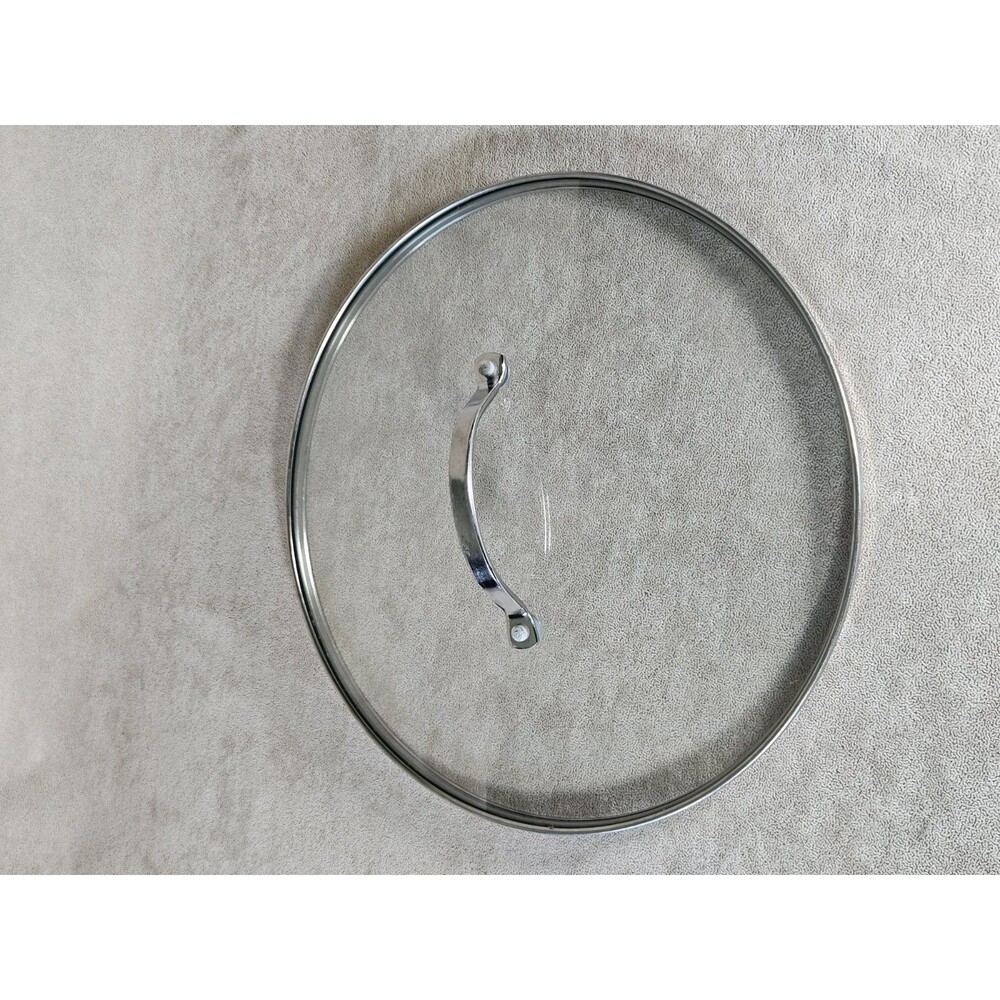 Glass Lid For 12" Pots Pans Stainless Steel Handle For Frying Pan or Pot